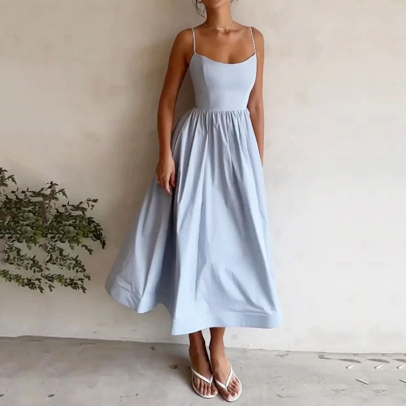 Robe élégante taille marquée